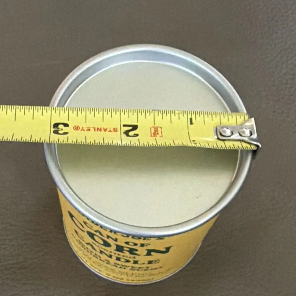 Trader Joe’s 2 Cans of Corn Soy Candle 9oz Sweet Cornbread Limited Seasonal NEW